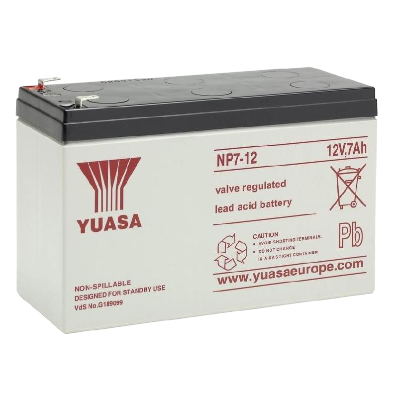 Baterie UPS 12V/ 7AH T1 Yuasa NP7-12 3-5 years