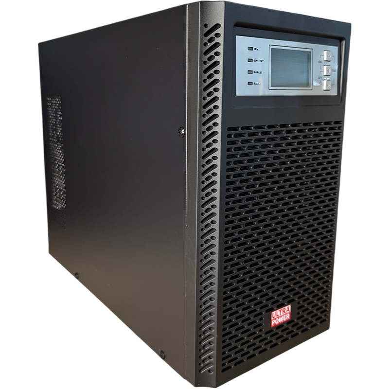 UPS Online Ultra Power PT-3KS 3000VA/3000W, Tower, LCD display, RS-232, USB, SNMP Slot, 3*Schuko sockets, metal case