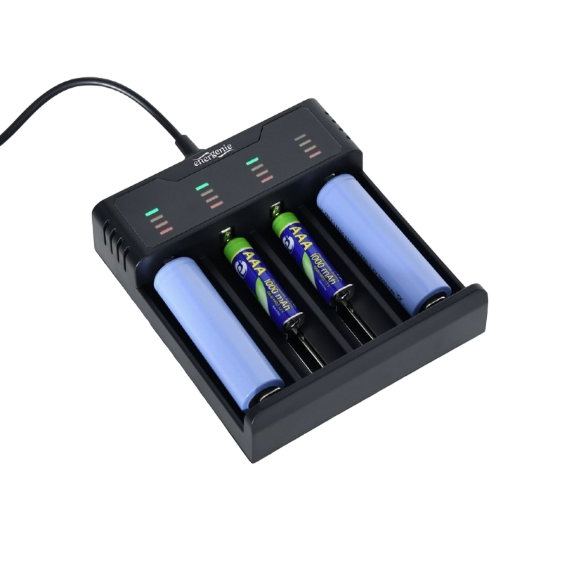 Energenie "BC-USB-02" Charger 4-pos AA/AAA + 4AAA