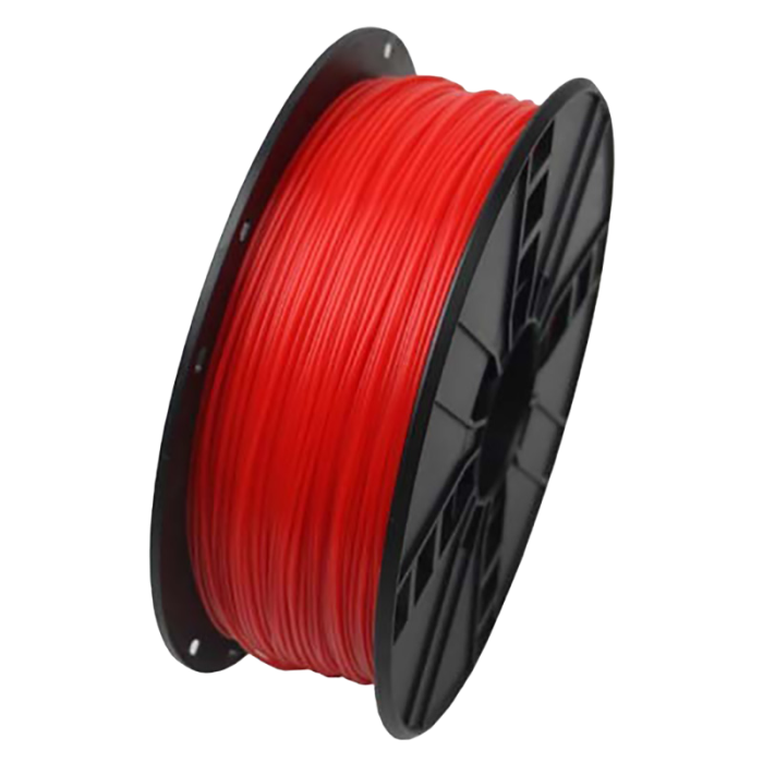 ABS 1.75 mm, Fluorescent Red Filament, 1 kg, Gembird, 3DP-ABS1.75-01-FR