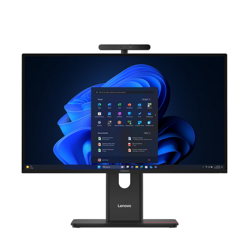 Lenovo AIO ThinkCentre M90a Gen6 Black (23,8" FHD IPS Ultra 5 225 3.3-4.9GHz, 16GB, 512GB, CR, USB KB&MS, Win 11 Pro, 3Y)