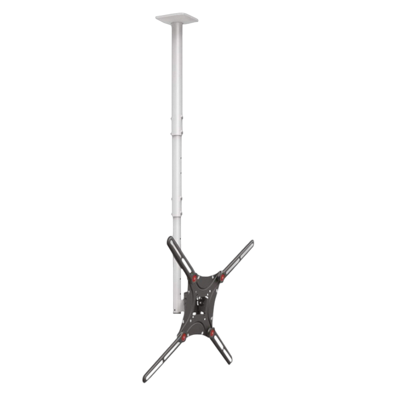 Ceiling Mount Barkan ''4500L'' White/Black 13"-75" Full Motion, max.43kg, VESA mm: up to 600x400mm