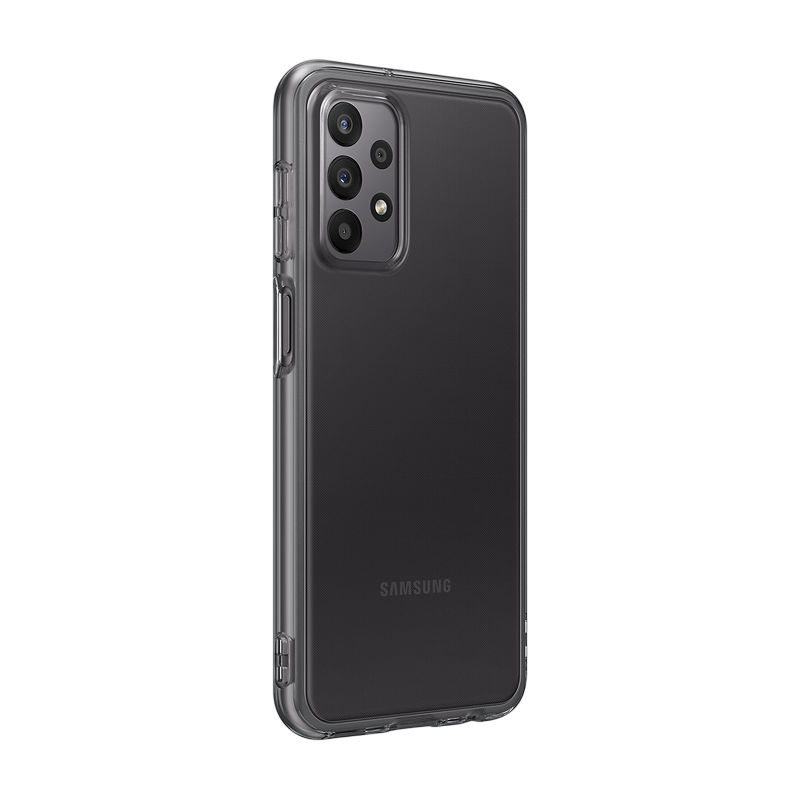 Original Sam. Soft Clear cover Galaxy A23, Black