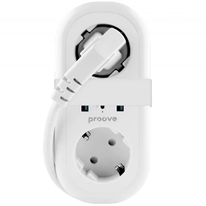 Prelungitor Proove Strip Supercoil 20W (1Type-C + 2USB), 1,5m,White