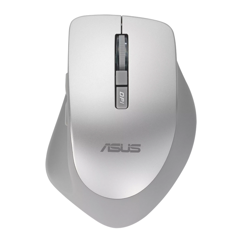 Wireless Mouse Asus WT425, 1000-1600 dpi, 6 buttons, Ergonomic, 82g, Silent, 1xAA, 2.4Ghz, Silver