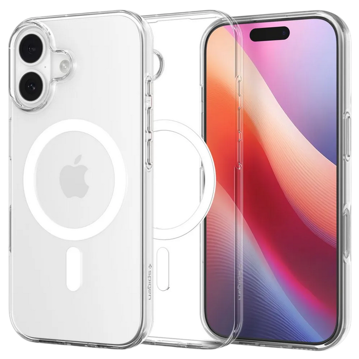 Spigen Iphone 17, Liquid Crystal Mag Magsafe, Clear/White