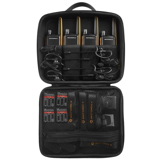 Motorola Talkabout T82 Extreme quad-pack, Black/Yellow