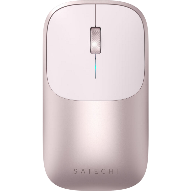 Wireless Mouse Satechi Slim EX, 3 buttons, Ambidextrous, Rechargeable, Bluetooth 5.0, Blush