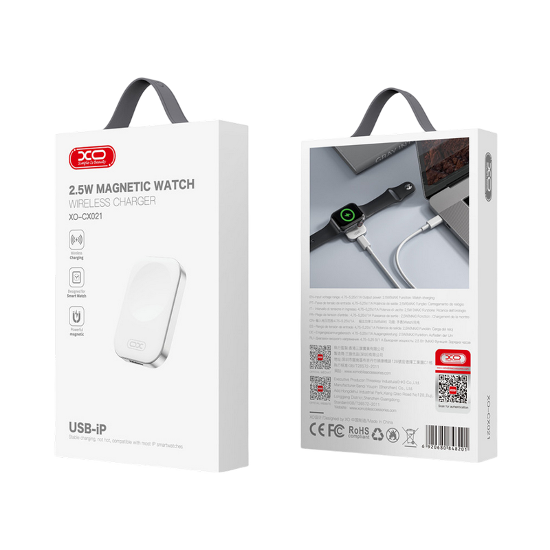 CX021 Portable Lightning iWatch Wireless Charger 2.5W