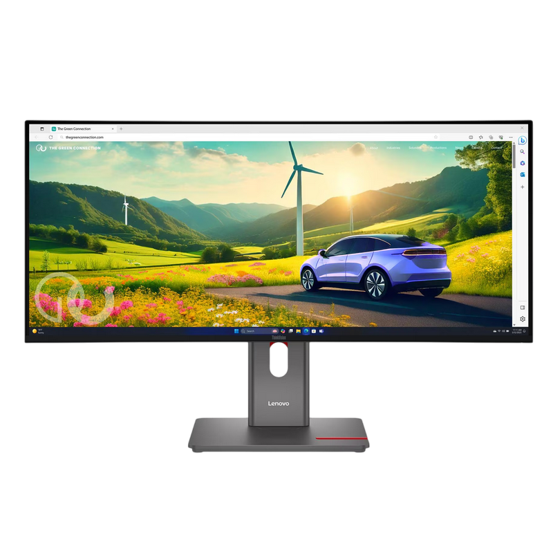 34" LENOVO ThinkVision P34WD-40,Black,Curved-IPS,3440x1440,120Hz,4ms,300cd, CR2000:1,HDR10,HDMI+DP+TypeC+USB,LAN