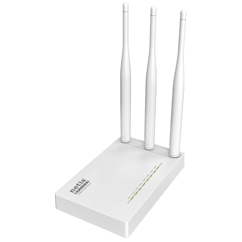 Wireless Router Netis "WF2409E", 300Mbps, 3* 5dBi Fixed Antenna