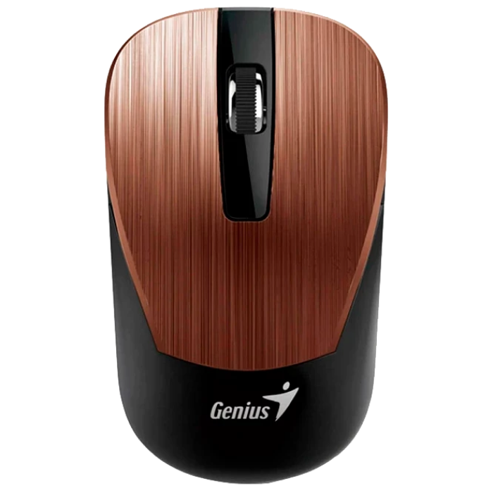 Wireless Mouse Genius NX-7015, 1200 dpi, 3 buttons, Ambidextrous, 57g, BlueEye, 1xAA, 2.4Ghz, Rosy Brown