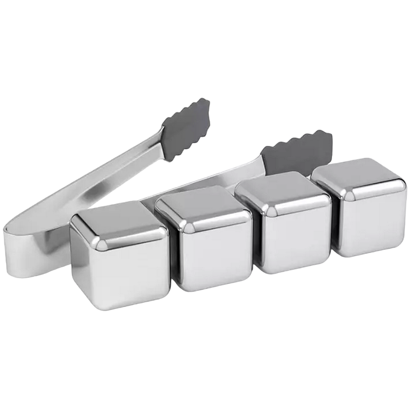 Stainless Steel Ice Cubes(4) Circle Joy CJ-BK03