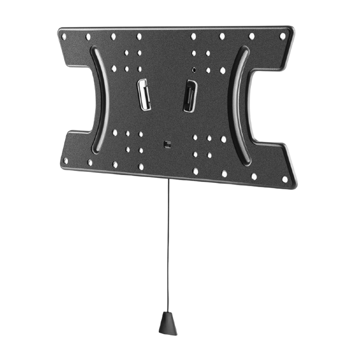 Wall Mount Gembird "WM-65F-03" Black 32"-65", 30kg, VESA:up 400x200, Wall distance: 24mm