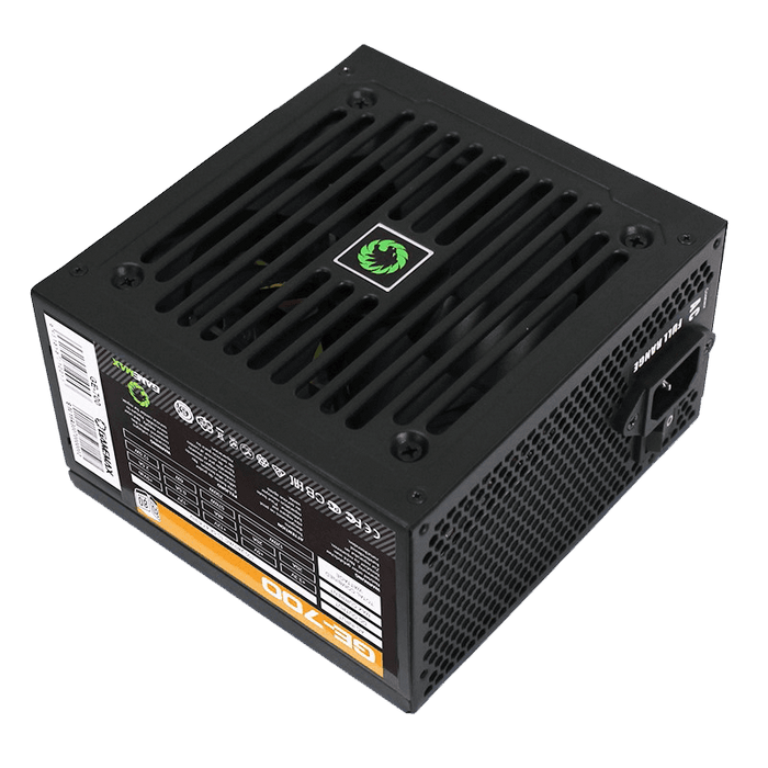 Power Supply ATX 700W GAMEMAX GE-700, 80+, 120mm, Active PFC, Temperature control fan, Black