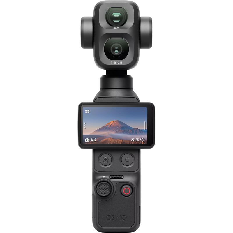 Camera Action cu stabilizator DJI Osmo Pocket 4P Standard Combo, Classic Black