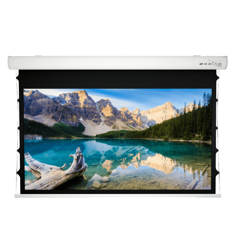 Electrical Screen 16:9 Sopar Taurus Tensioned, 5492ZT, 490x276cm view area, BB, 1.0 gain