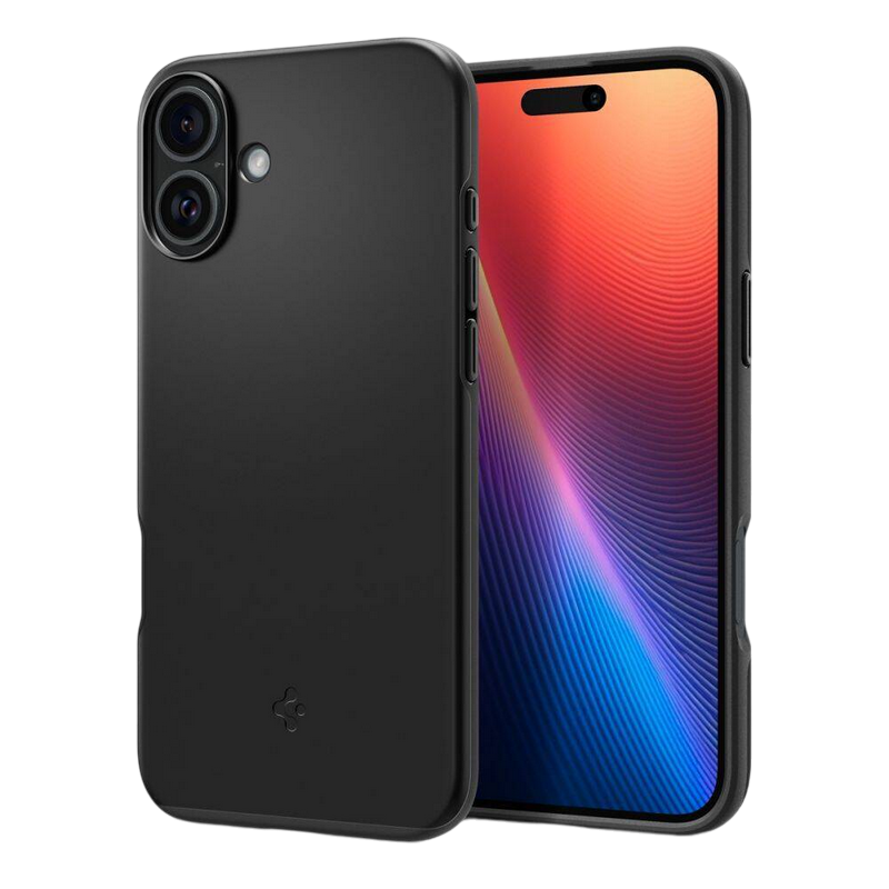 Spigen iPhone 16, Thin Fit Mag Magsafe, Black