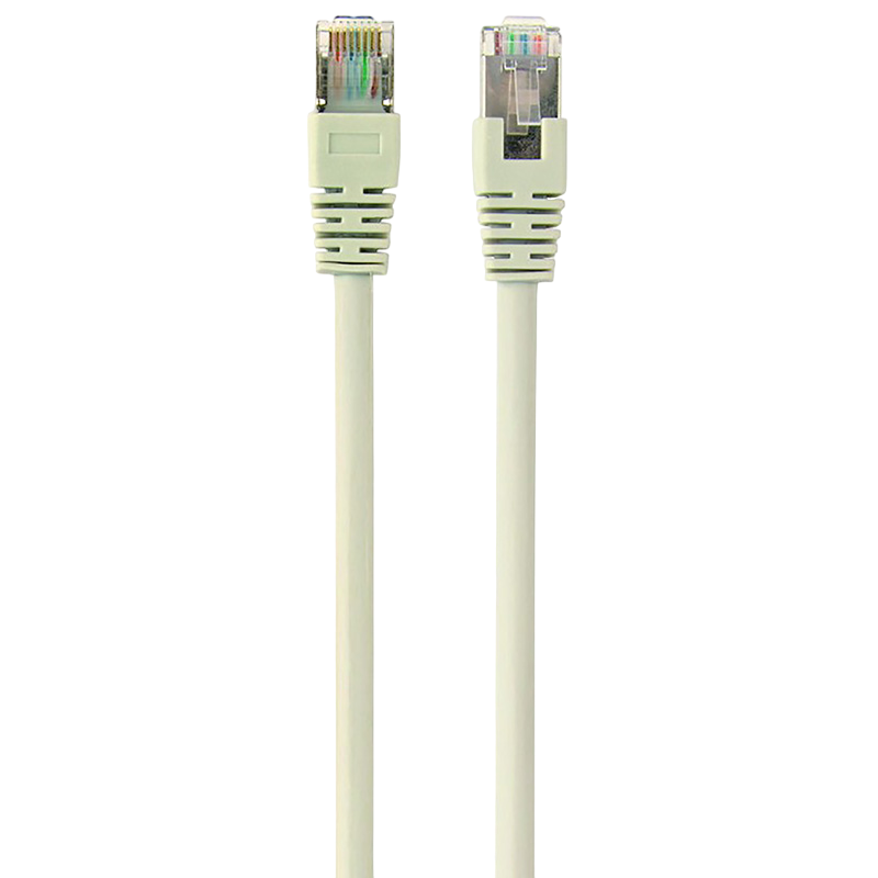 10m, FTP Patch Cord Gray, PP22-10M, Cat.5E, Cablexpert, molded strain relief 50u" plugs