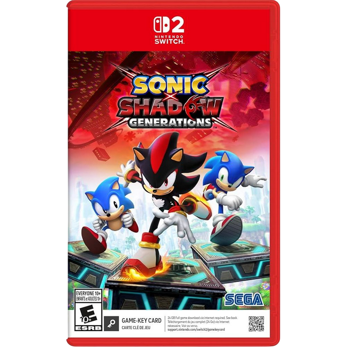 Game for SWITCH 2 SONIC x SHADOW GENERATIONS (GAME-KEY CARD)