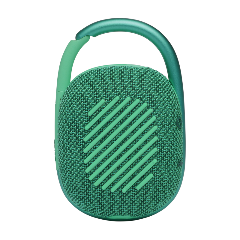 Portable Speakers JBL Clip 4 ECO Green, made from recycled plastic and fabric