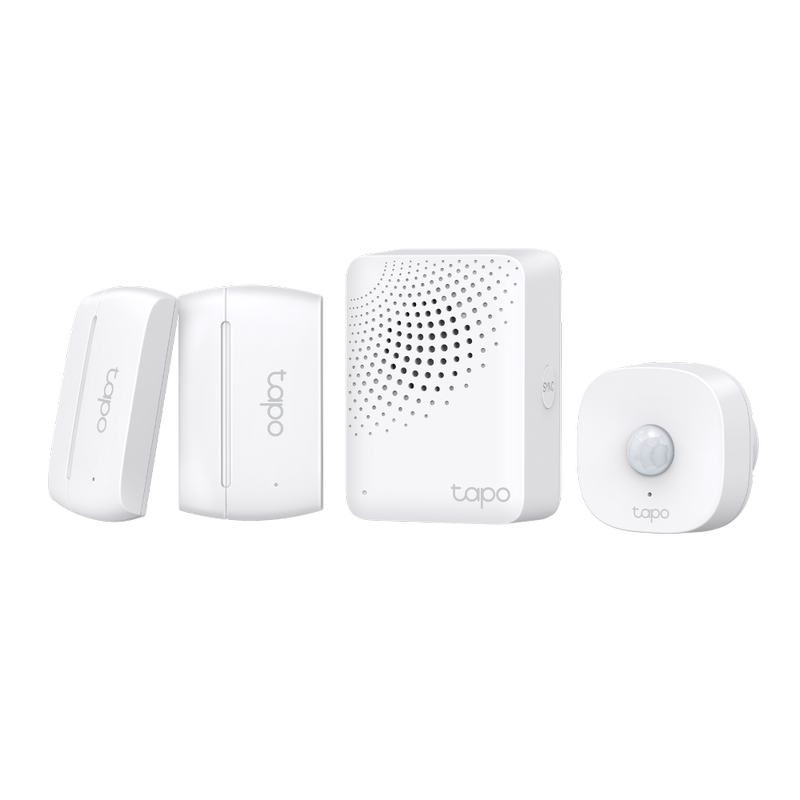 TP-Link Wireless Smart Sensor Starter Kit "Tapo T30 KIT", Hub H100, Motion Sensor T100, 2x Opening Sensor T110