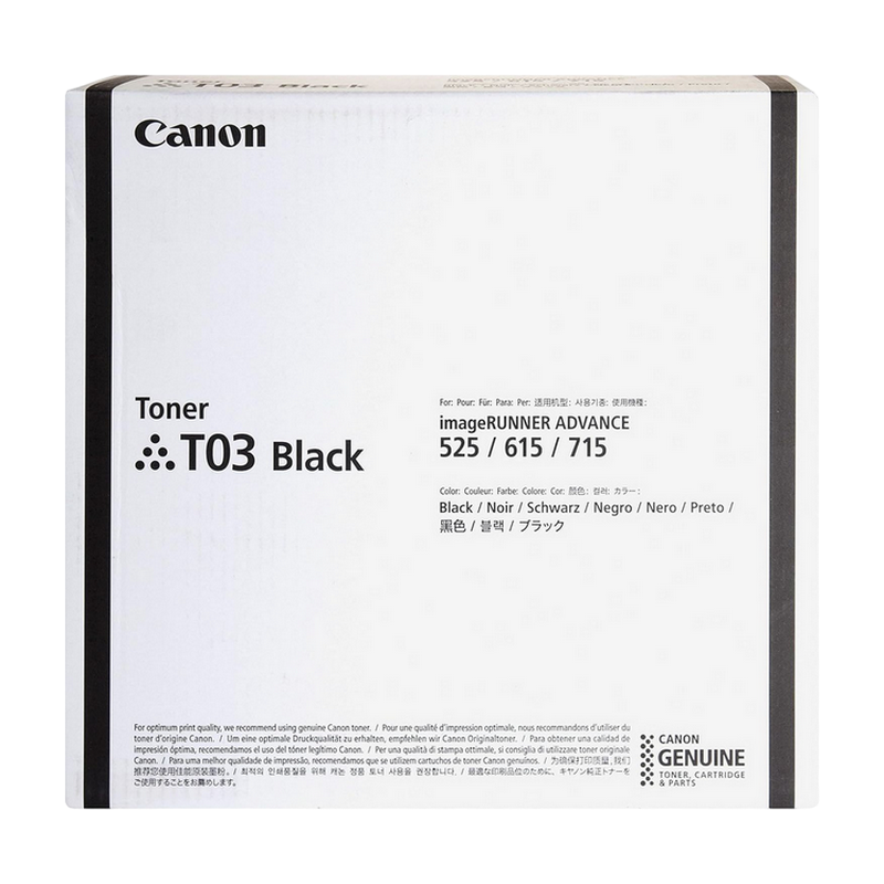 Toner Cartridge Canon T03 Black, for iR Adv 525/615/715