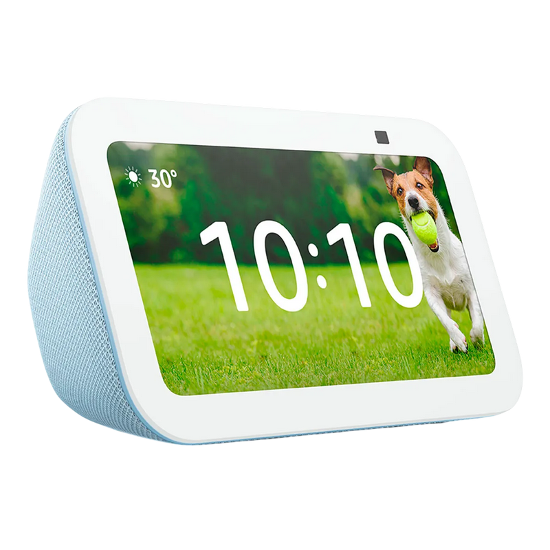 Amazon Echo Show 5 (3rd Gen) Smart Display and Alarm Clock, Cloud Blue