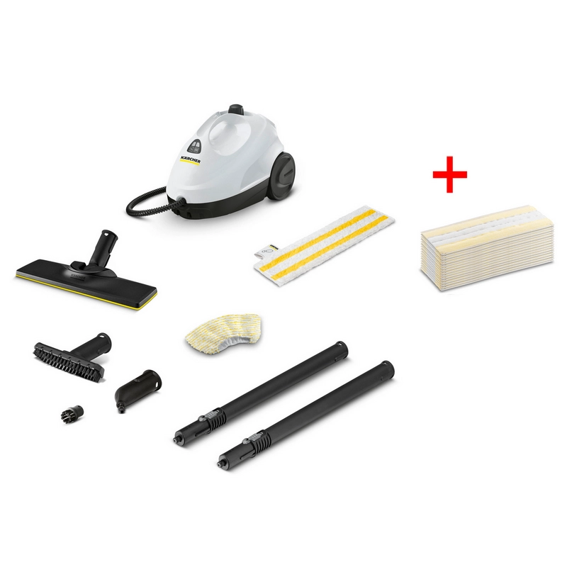 Steam Cleaner Karcher 1.512-600.0 (Set) SC 2 EasyFix + 2.863-299.0 Laveta de unica folosinta (5 buc.)
