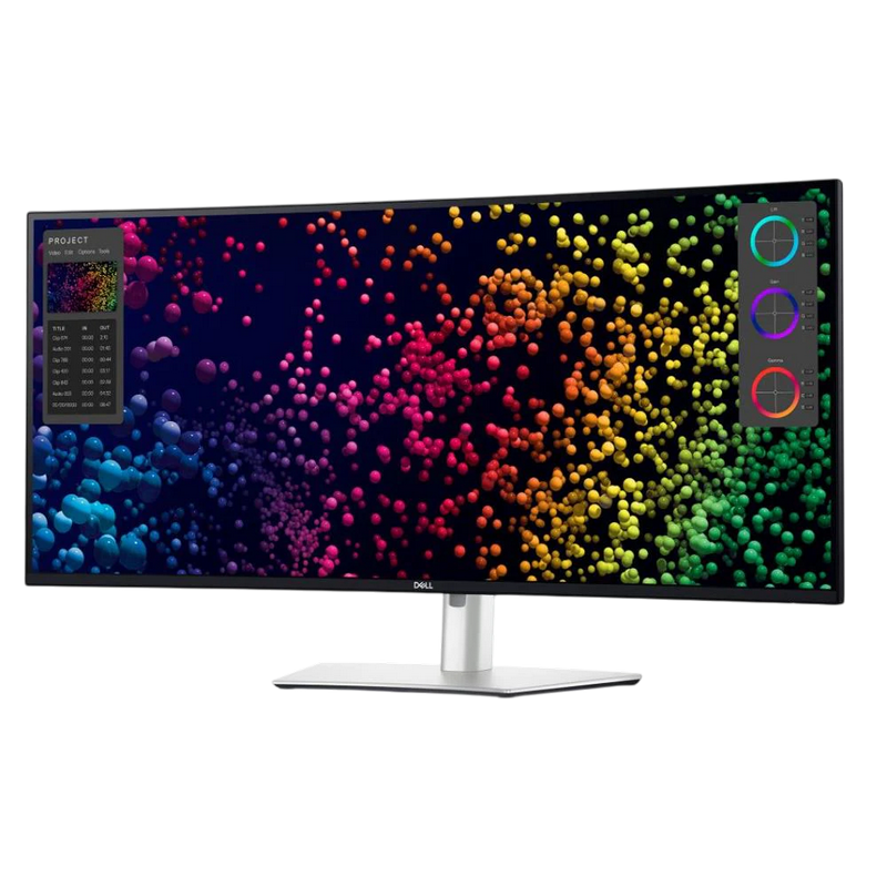 40" DELL UltraSharp U4025QW Silver, Curved-IPS, 5120x2160, 120Hz, 5ms, 600cd, CR2000:1, Thunderbolt+HDMI+DP+USB+TypeC, LAN, Spkrs