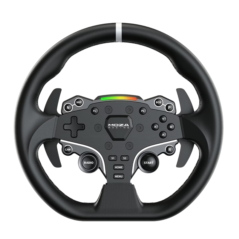 Wheel MOZA R5 Racing, DD R5, 5.5Nm, ES Steering Wheel, Limitless Rotation, 280mm, Quick Release, 22 buttons, SR-P Lite Pedals (x2)