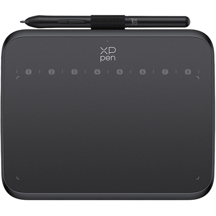 Graphic Tablet XP Pen DECO 640, 6.3” × 3.54”, Stylus: P01(16K), 16384 Levels, 5080 LPI, USB-C, Black