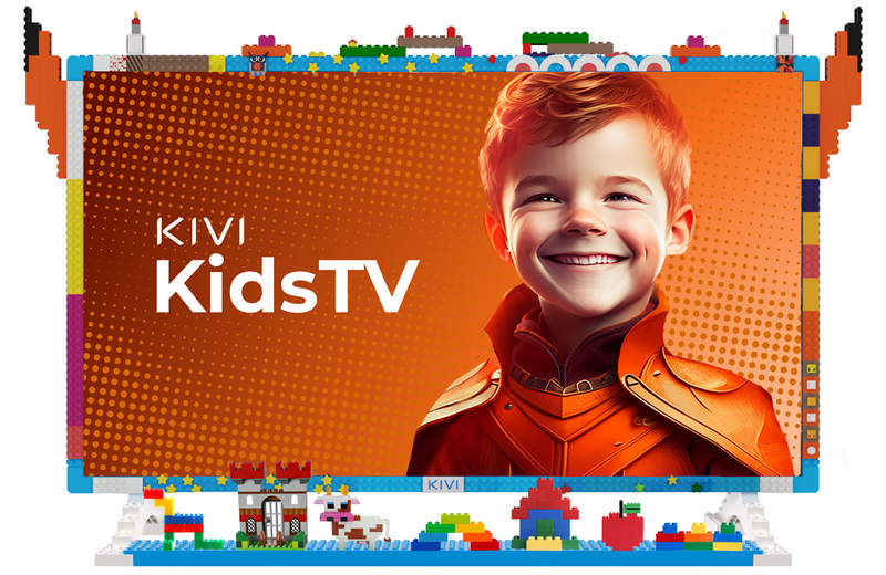 32" LED SMART TV KIVI KidsTV, 1920x1080 FHD, Android TV, Blue