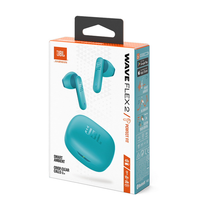 True Wireless JBL Wave Flex 2, Blue, TWS Headset