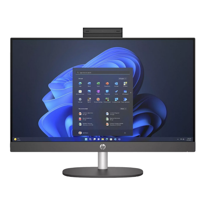 HP AIO ProOne 245 G10 Black (23,8" FHD IPS Ryzen 5 7520U 2.8-4.3GHz, 16GB, 512GB, wired KB&MS, Win 11 Pro)