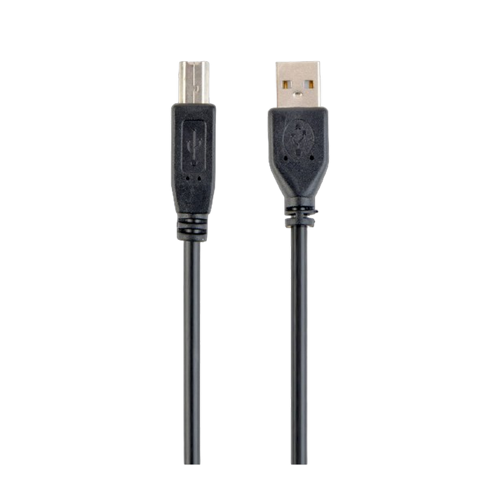 Cable USB, AM/BM, 1.8 m, USB2.0, High quality, Cablexpert, Black, CCP-USB2-AMBM-6