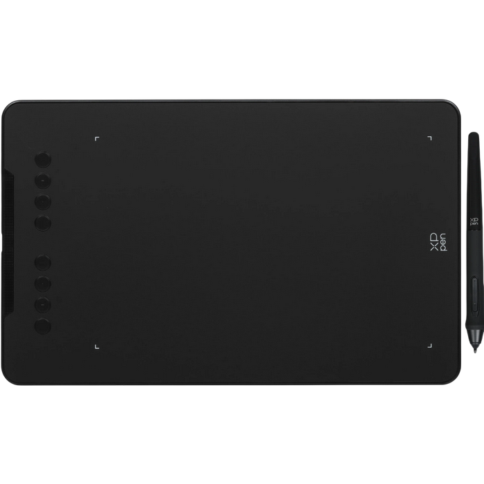 Graphic Tablet XP Pen DECO 01 V3, 10” × 6.25”, Battery-free stylus, 16384 Levels, 5080 LPI, 8 express keys, USB-C, Black
