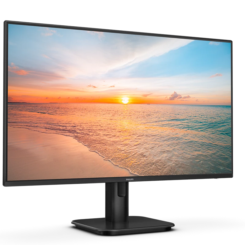 27" PHILIPS 27E1N1100A, Black, IPS, 1920x1080, 100Hz, AdaptiveSync 1msMPRT, 250cd, MegaDCR, D-Sub+HDMI