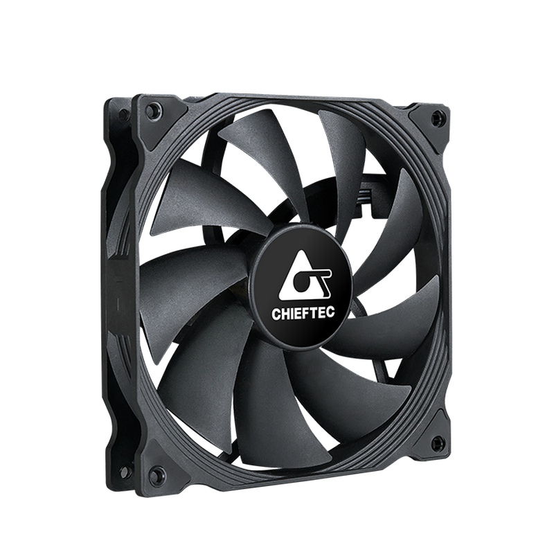 PC Case Fan Chieftec ZF-1425PWM, 140x140x25 mm, <20.1 dB, 1200RPM, 56.4 CFM, Hydraulic Bearing, PWM, 4pin