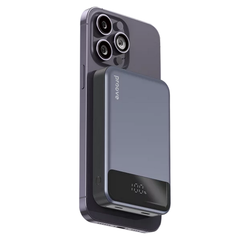 Power Bank 10000mAh Proove Hoodman Magnetic 20W, Black