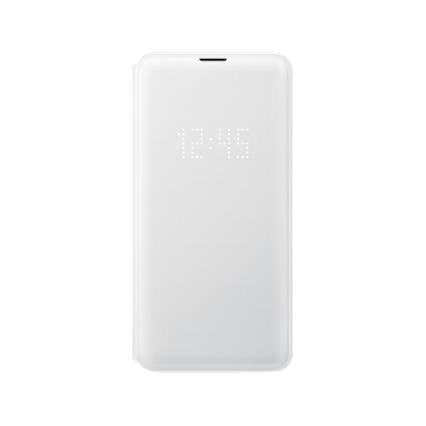 Original Sam. LED Flip Wallet Galaxy S10E White