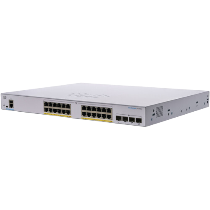 24-port Gigabit Full PoE Managedt Switch Cisco CBS350-24FP-4X, 4 x 10G SFP+