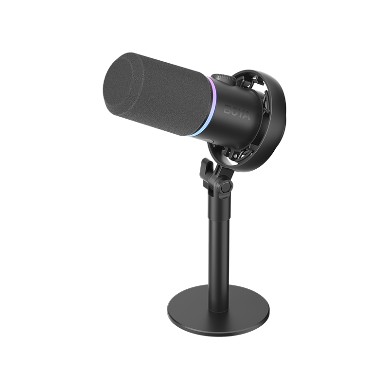 Podcast Microphone BOYA CastMic S60D, Black