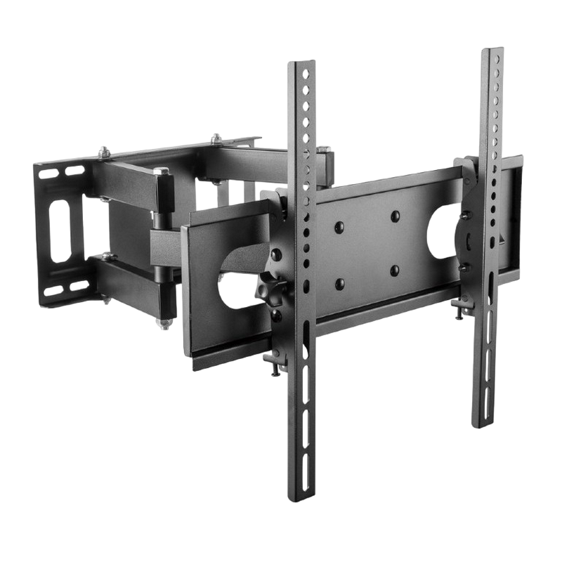 Wall Mount Gembird "WM-55ST-04" Black 32"-55" 35kg VESA:up 400x400, Wall dist:78-400mm ±60°,0°/-20°