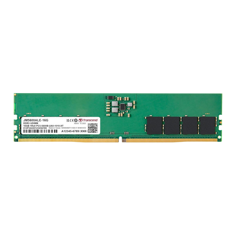 16GB DDR5-5600MHz Transcend JetRam (JM5600ALE-16G), (2Gx8)x8, 1Rx8, CL46, 1.1V