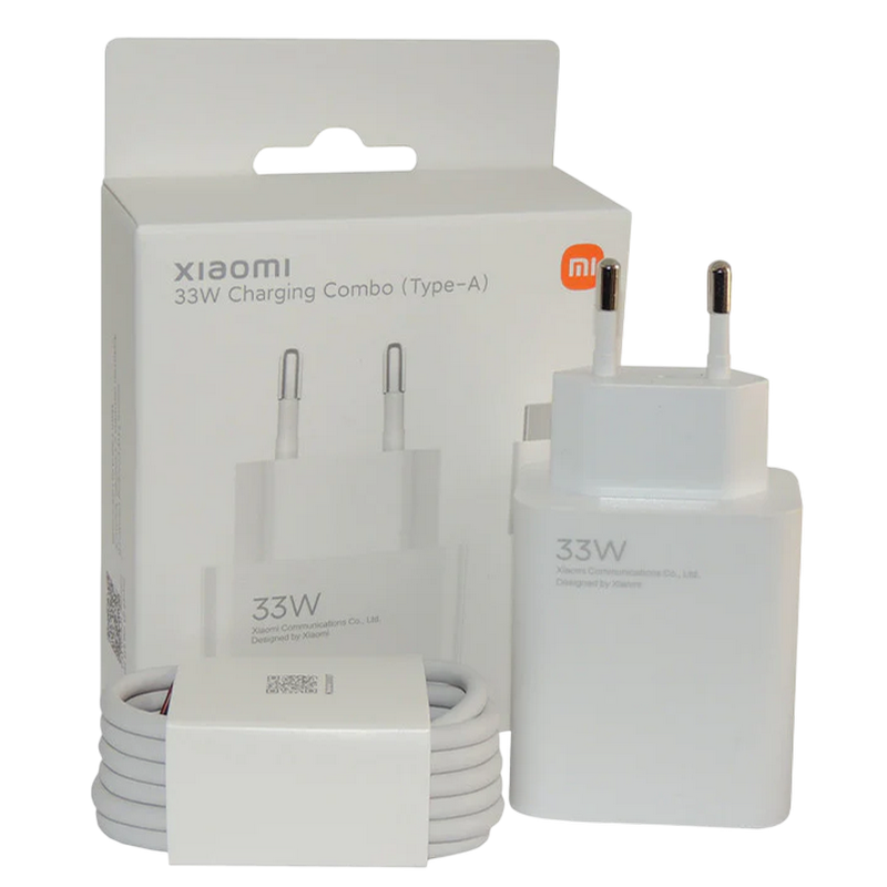 Xiaomi Charger 33W, Charging Combo (Type-A), BHR9956EU, White