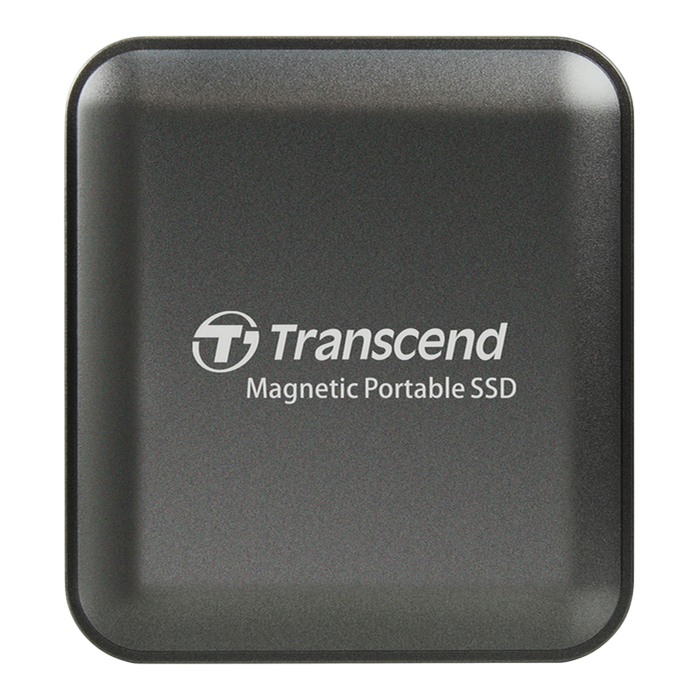 1.0TB Transcend Portable SSD ESD420 Iron Gray, USB-C 3.2 20Gbps (69.5x63x10mm, 48g, R/W:2000/2000 MB/s, Magnetic compatible wtih MagSafe)
