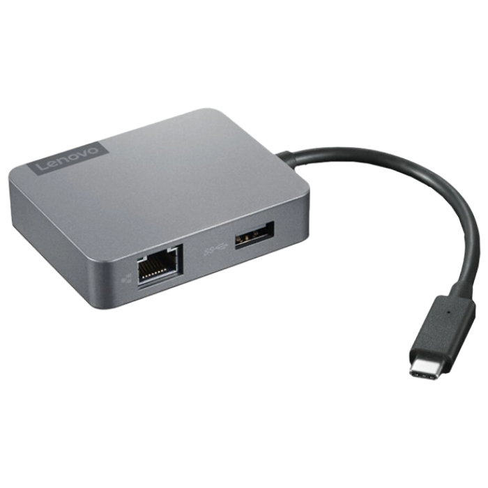 Lenovo USB-C Travel Hub Gen2, 1 x USB 3.1, 1 x HDMI, 1 x VGA, 1 x RJ45