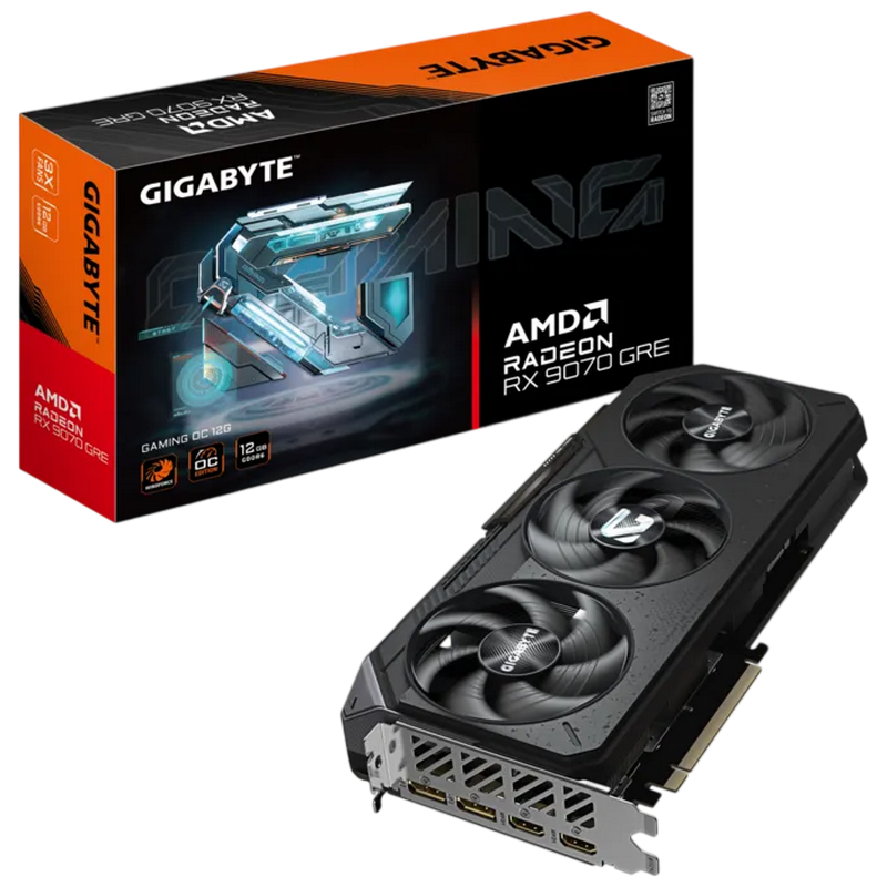 VGA Gigabyte Radeon RX 9070 GRE 12GB GDDR6 Gaming OC (GV-R907GREGAMING OC-12GD)