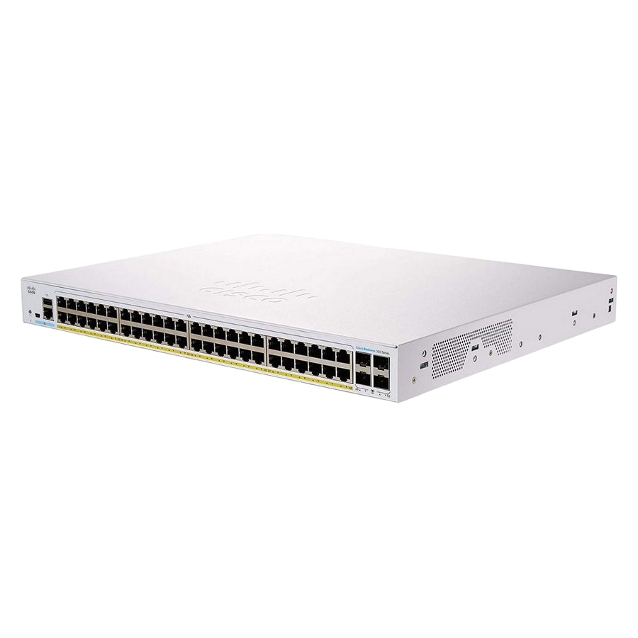 48-port Gigabit PoE Managed Switch Cisco CBS350-48P-4X, 4 x 10G SFP+
